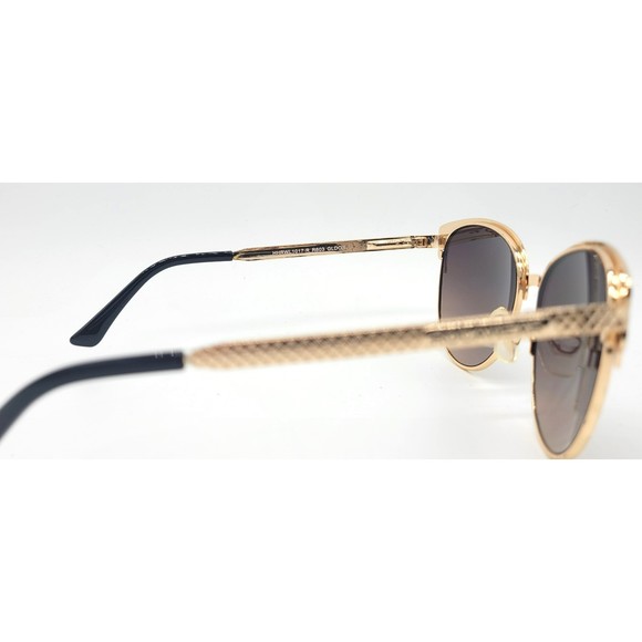 Rocawear gold and black trim cat eye sunglasses sunnies R576-GLDOX - Picture 3 of 5